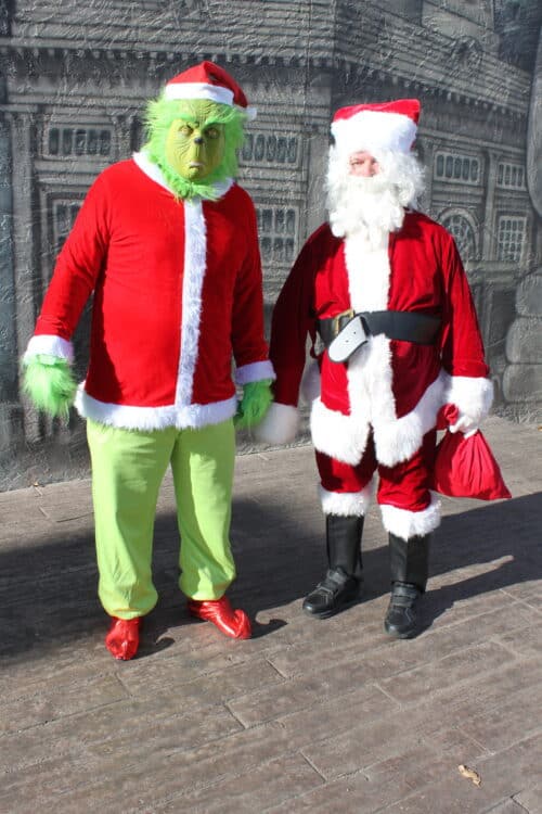 Grinch and Santa