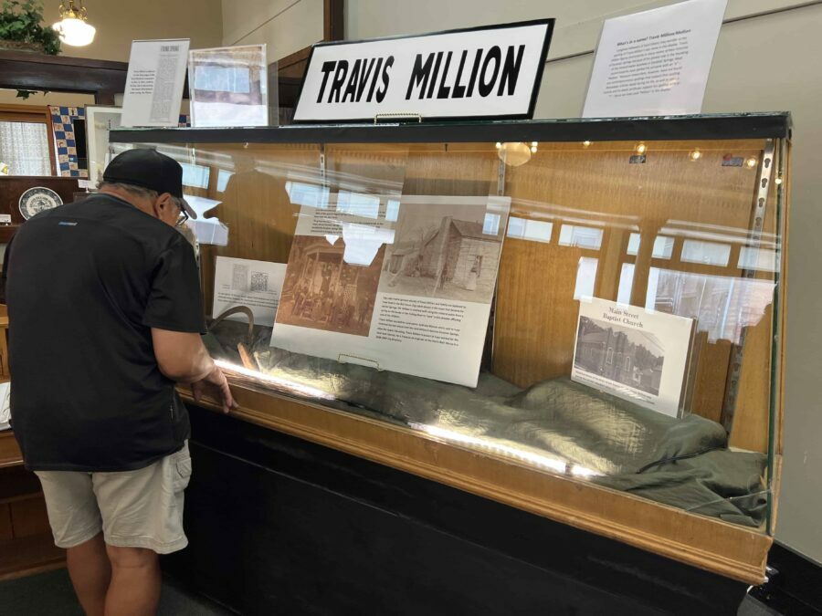 Million-Finley descendant looks at the display