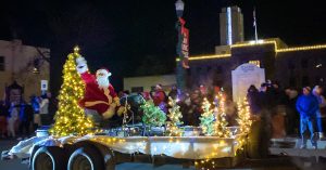 Santa Claus on a sleigh to traditionally finish the Excelsior Springs Christmas kickoff