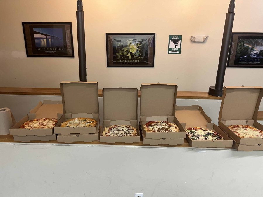 Pizza Party for Excelsior Springs Job Corps students for New Year's Eve