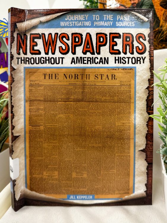 Books on newspapers are included in the Phil Senger Collection at Cornerstone Elementary in Excelsior Springs