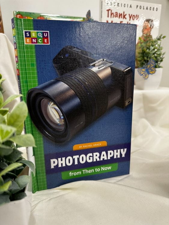 Books on photography are included in the Phil Senger Collection at Cornerstone Elementary in Excelsior Springs